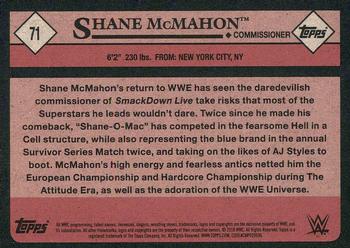 2018 Topps WWE Heritage #71 Shane McMahon Back