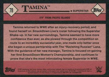 2018 Topps WWE Heritage #78 Tamina Back