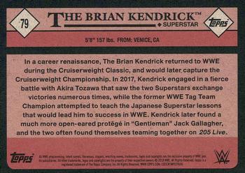 2018 Topps WWE Heritage #79 The Brian Kendrick Back