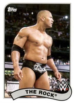 2018 Topps WWE Heritage #81 The Rock Front
