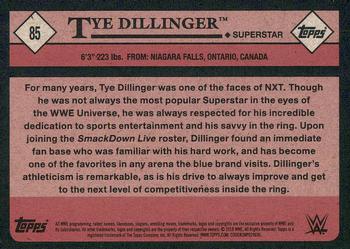 2018 Topps WWE Heritage #85 Tye Dillinger Back