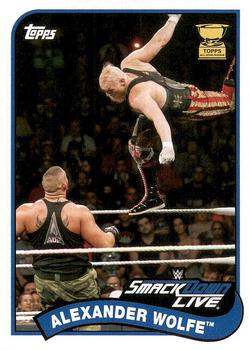 2018 Topps WWE Heritage #93 Alexander Wolfe Front