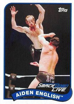 2018 Topps WWE Heritage #111 Aiden English Front