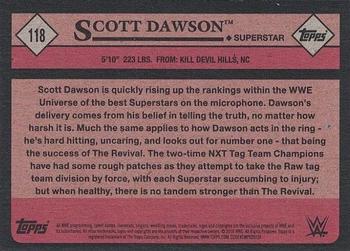 2018 Topps WWE Heritage #118 Scott Dawson Back