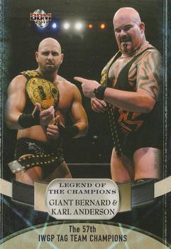 2011 BBM Legend of the Champions #36 Giant Bernard / Karl Anderson Front
