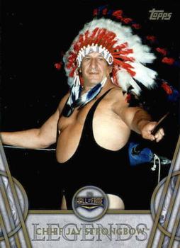 2018 Topps Legends of WWE #9 Chief Jay Strongbow Front