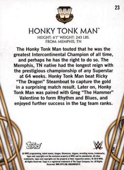 2018 Topps Legends of WWE #23 Honky Tonk Man Back