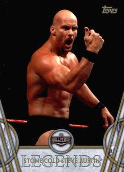 2018 Topps Legends of WWE #49 Stone Cold Steve Austin Front