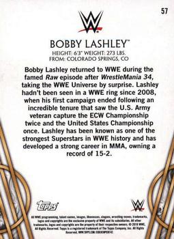 2018 Topps Legends of WWE #57 Bobby Lashley Back