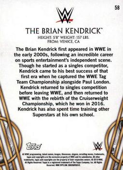 2018 Topps Legends of WWE #58 The Brian Kendrick Back