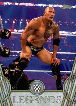 2018 Topps Legends of WWE #67 The Rock Front