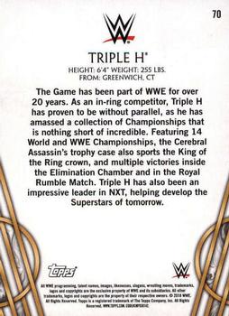 2018 Topps Legends of WWE #70 Triple H Back