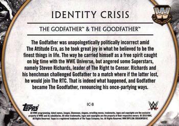 2018 Topps Legends of WWE #IC-8 The Godfather / The Goodfather Back