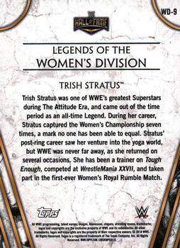 2018 Topps Legends of WWE #WD-9 Trish Stratus Back