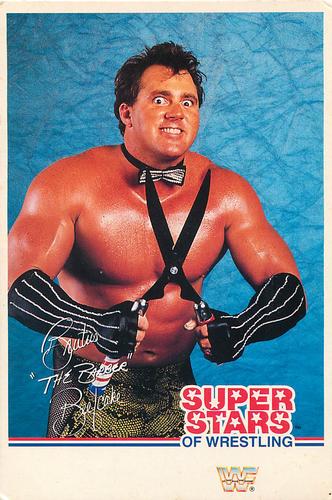1989 Market Scene Postcards WWF #NNO Brutus The Barber Beefcake Front