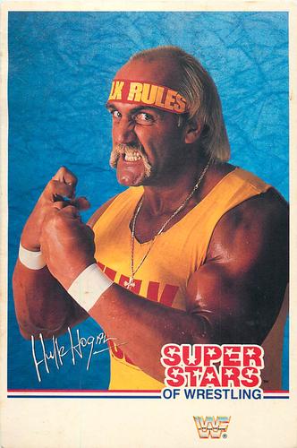 1989 Market Scene Postcards WWF #NNO Hulk Hogan Front