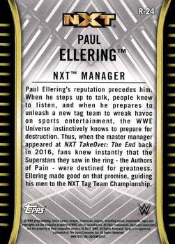 2018 Topps WWE NXT #R-24 Paul Ellering Back