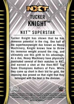 2018 Topps WWE NXT #R-32 Tucker Knight Back