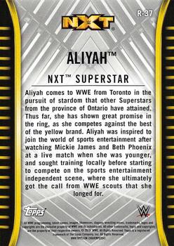 2018 Topps WWE NXT #R-37 Aliyah Back