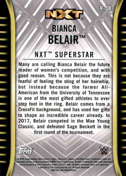 2018 Topps WWE NXT #R-38 Bianca Belair Back