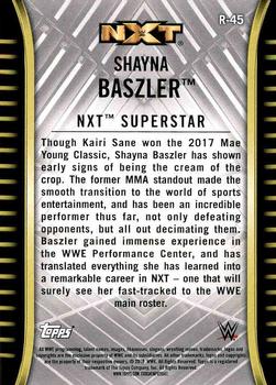 2018 Topps WWE NXT #R-45 Shayna Baszler Back