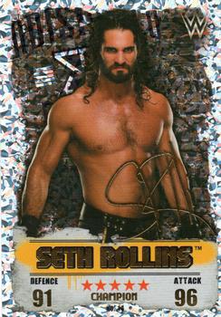 2016 Topps Slam Attax WWE: Takeover #14 Seth Rollins Front
