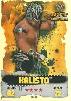 2016 Topps Slam Attax WWE: Takeover #38 Kalisto Front