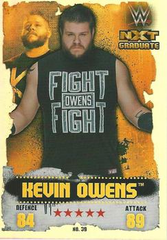 2016 Topps Slam Attax WWE: Takeover #39 Kevin Owens Front