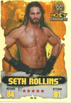 2016 Topps Slam Attax WWE: Takeover #46 Seth Rollins Front