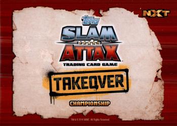 2016 Topps Slam Attax WWE: Takeover #51 NXT Championship Back