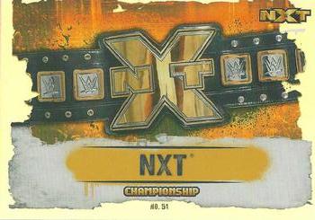 2016 Topps Slam Attax WWE: Takeover #51 NXT Championship Front