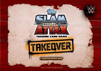 2016 Topps Slam Attax WWE: Takeover #53 WWE Tag Team Championship Back