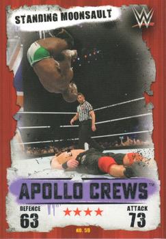 2016 Topps Slam Attax WWE: Takeover #59 Apollo Crews Front