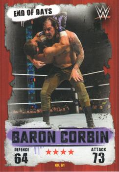 2016 Topps Slam Attax WWE: Takeover #61 Baron Corbin Front