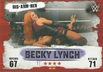 2016 Topps Slam Attax WWE: Takeover #63 Becky Lynch Front