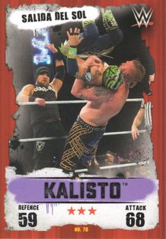 2016 Topps Slam Attax WWE: Takeover #78 Kalisto Front