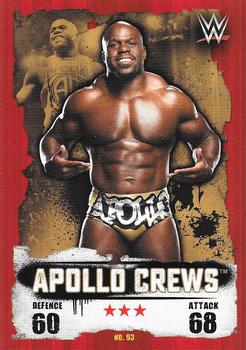 2016 Topps Slam Attax WWE: Takeover #93 Apollo Crews Front