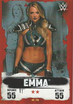 2016 Topps Slam Attax WWE: Takeover #118 Emma Front