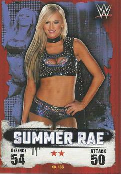 2016 Topps Slam Attax WWE: Takeover #165 Summer Rae Front
