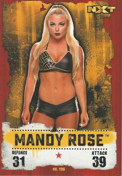 2016 Topps Slam Attax WWE: Takeover #196 Mandy Rose Front