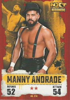 2016 Topps Slam Attax WWE: Takeover #214 Manny Andrade Front