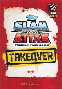 2016 Topps Slam Attax WWE: Takeover #283 The Ascension Back