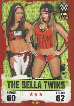 2016 Topps Slam Attax WWE: Takeover #284 The Bella Twins Front