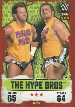 2016 Topps Slam Attax WWE: Takeover #287 The Hype Bros Front