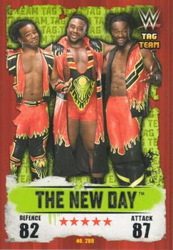 2016 Topps Slam Attax WWE: Takeover #289 The New Day Front