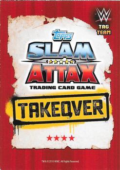 2016 Topps Slam Attax WWE: Takeover #293 The Usos Back