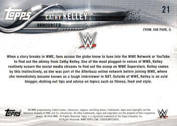 2018 Topps WWE - Bronze #21 Cathy Kelley Back