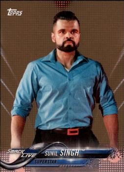 2018 Topps WWE - Bronze #87 Sunil Singh Front