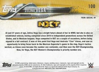 2018 Topps WWE - Bronze #100 Zelina Vega Back