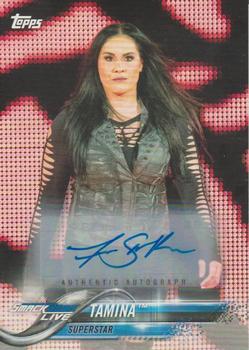 2018 Topps WWE - Autographs #88 Tamina Front